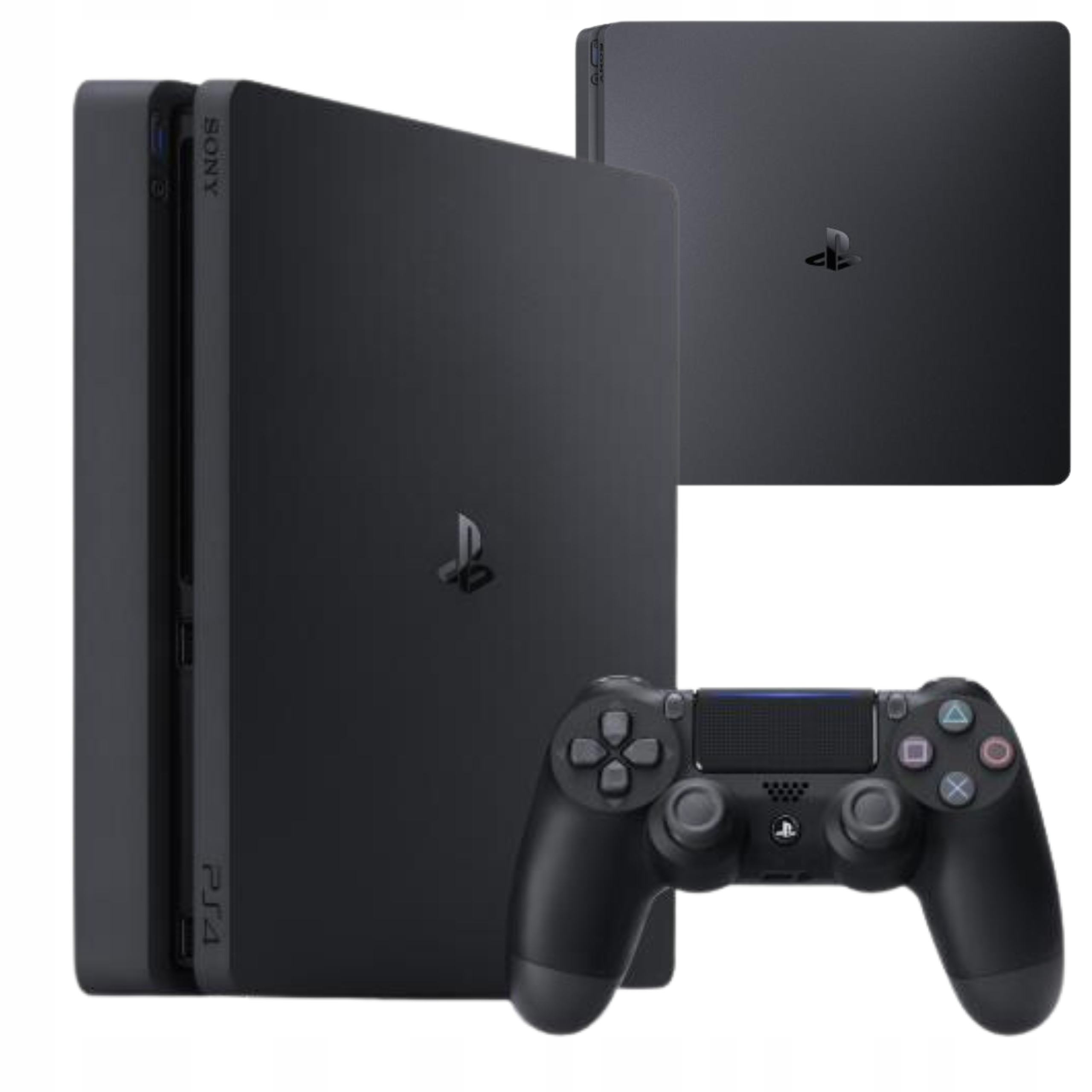 Konsola PS4 SLIM 500 GB PlayStation 4 |2xPAD Akcesoria | Prezenty + GW 12mc Złącza RJ-45 (LAN) USB HDMI AUX cyfrowe wyjście optyczne
