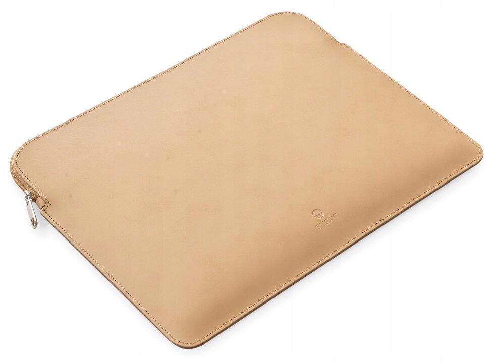 BALTAN Etui skórzane z zamkiem do MacBooka Pro 14" M4 beżowe — 6