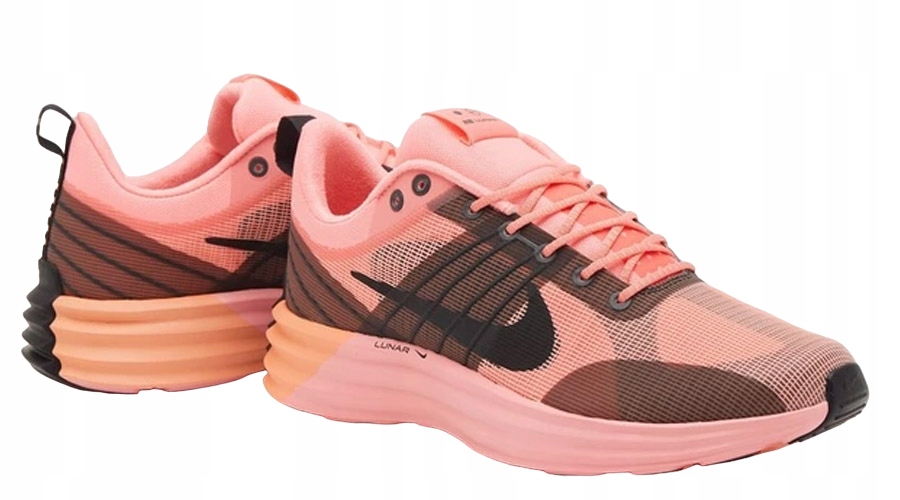 Nike Lunar Sportovní Dámské Boty Růžové Síťované Logo 42,5 U_a