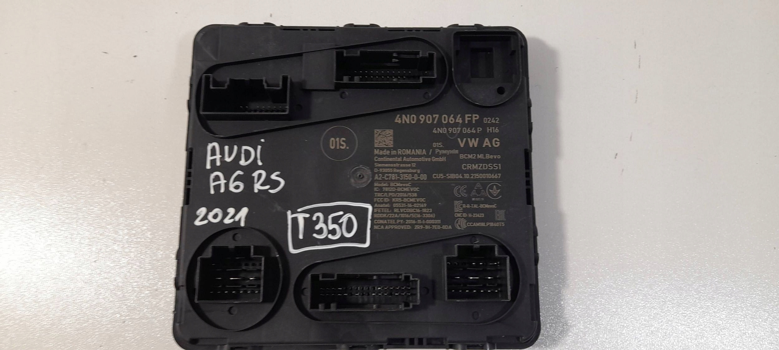 Audi A6 RS6 C8 comfort control unit 4N0907064FP (T350)