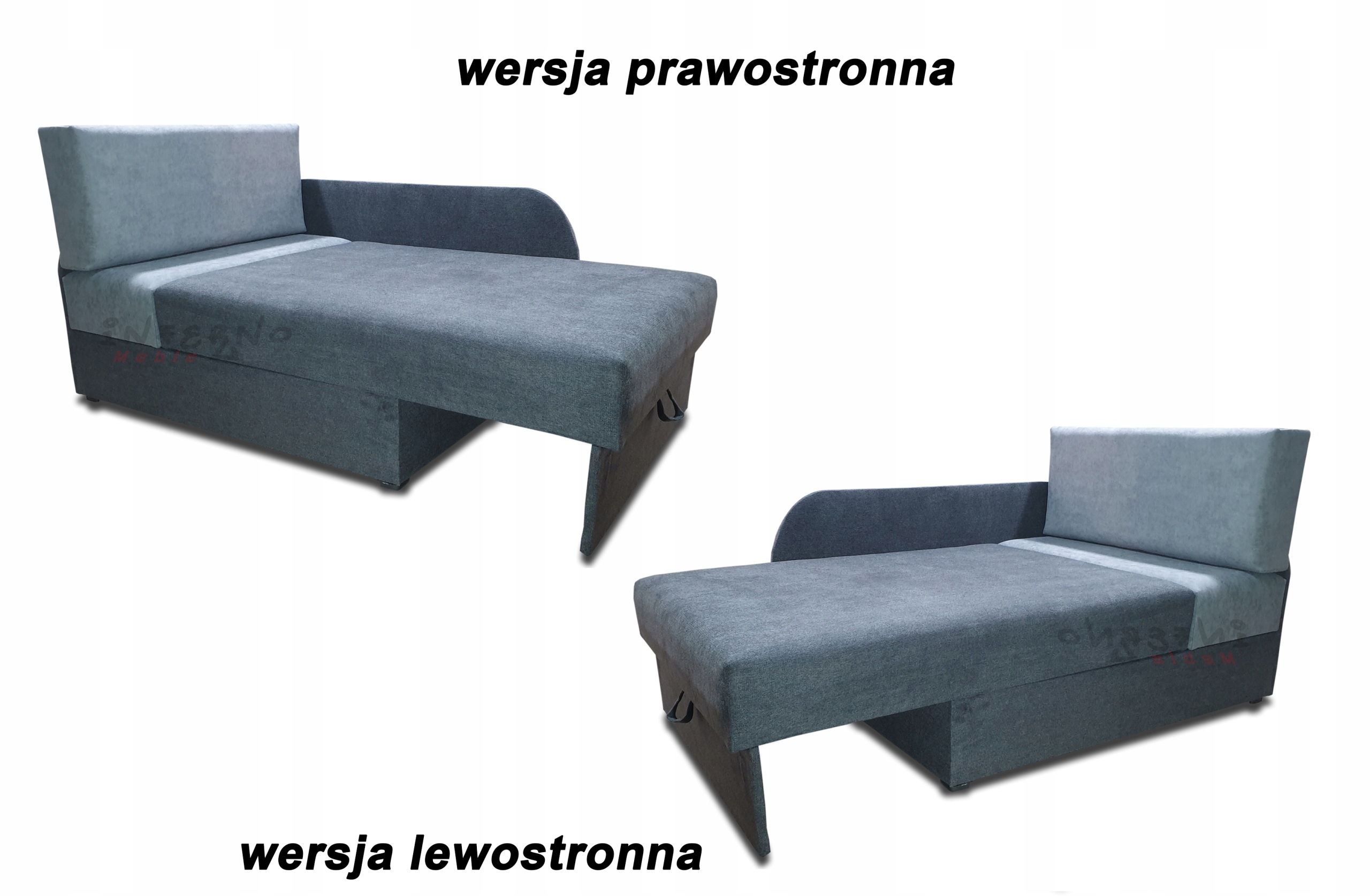 Komfortowe łóżko dla dziecka w stylu narożnika z regulowaną długością Szerokość mebla 77 cm