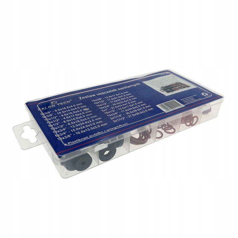 ZESTAW PODKŁADEK USZCZELEK SANITARNYCH 144 SZT. Marka Falon-Tech