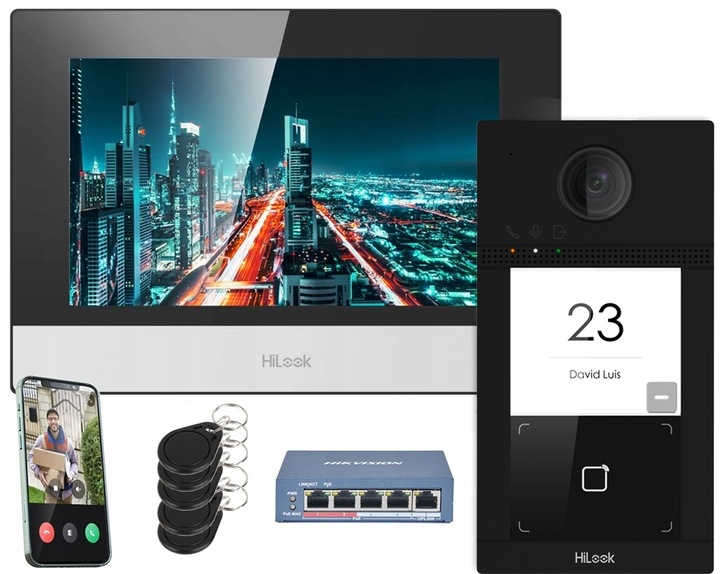 WIDEODOMOFON Domofon HIKVISION WiFi Furtka Brama