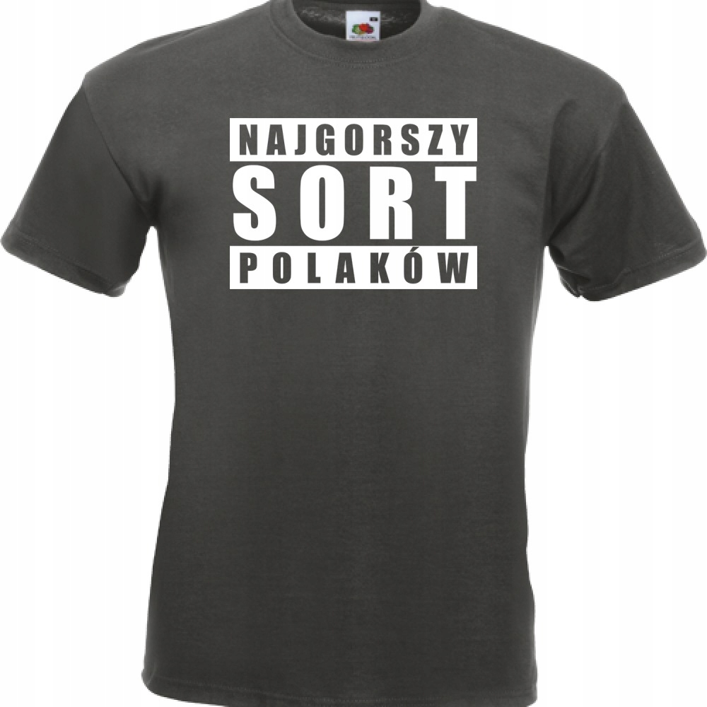 

Koszulka z nadrukiem Gorszy Sort Polaków XXL grafi