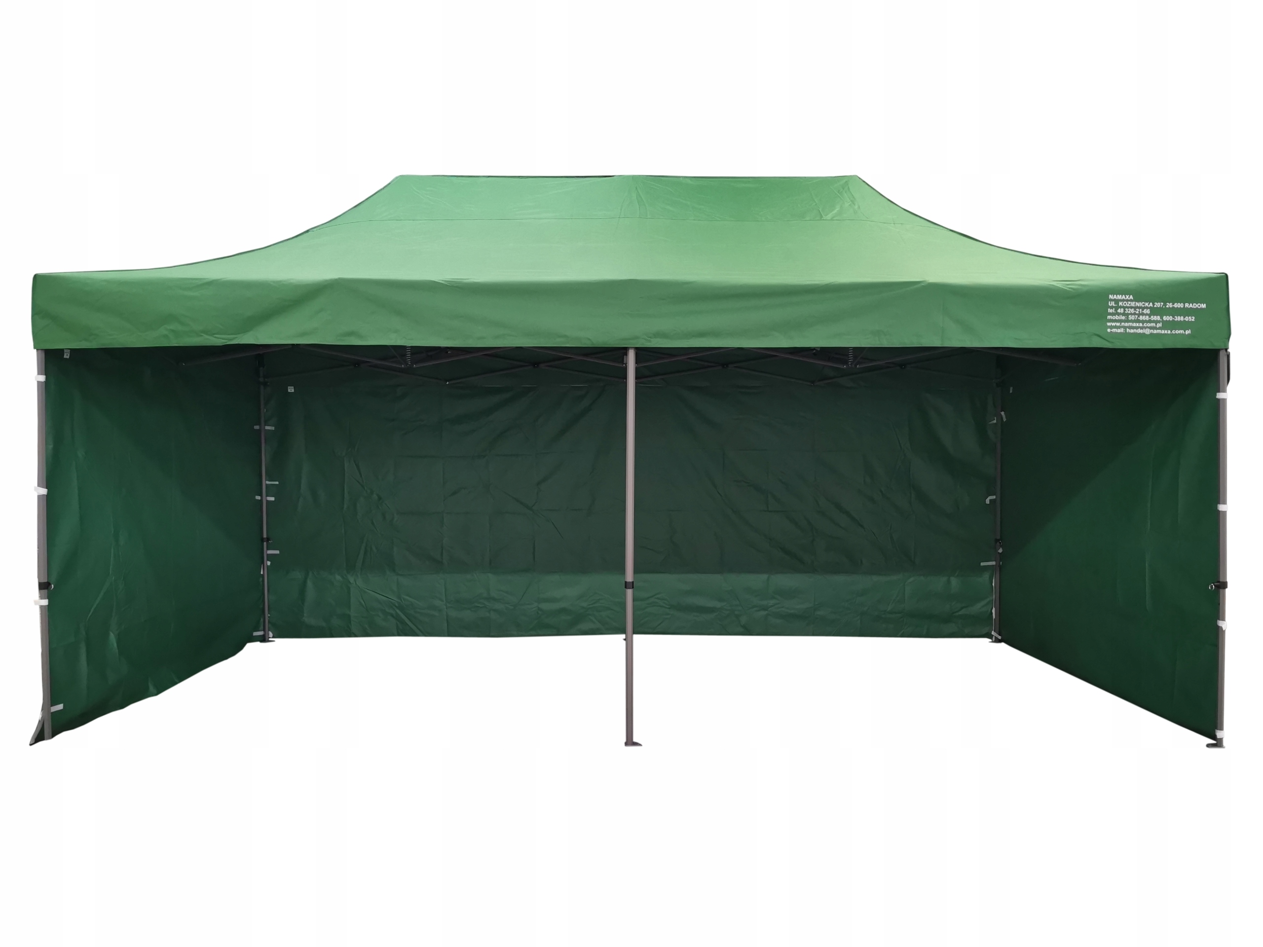 NAMIOT POLSKI HEX35 3x6 ZIELONY noga hexagonalna