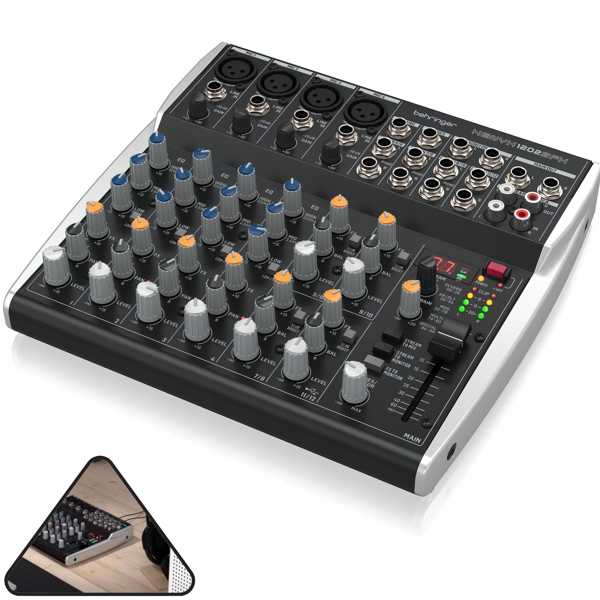 配信機器・PA機器・レコーディング機器 Behringer XENYX 1202 Amazon | ベリンガー Behringer アナログミキサー 12入力 2バス