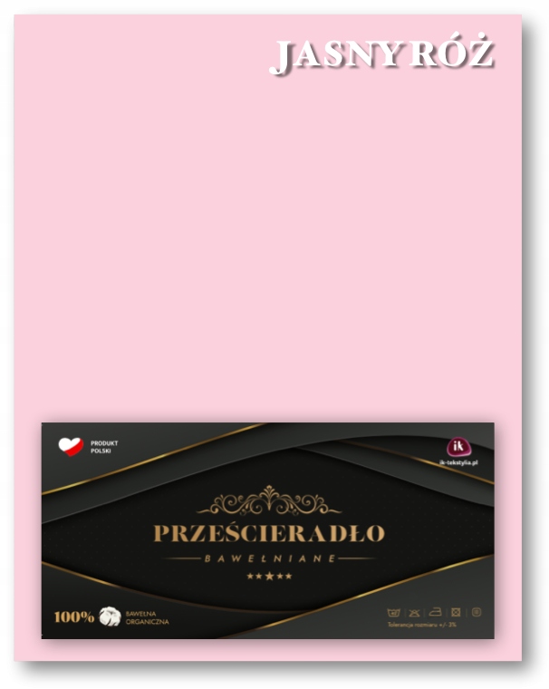 Prześcieradło tradycyjne 140x200 BEZ GUMKI POLSKIE Szerokość produktu 200 cm