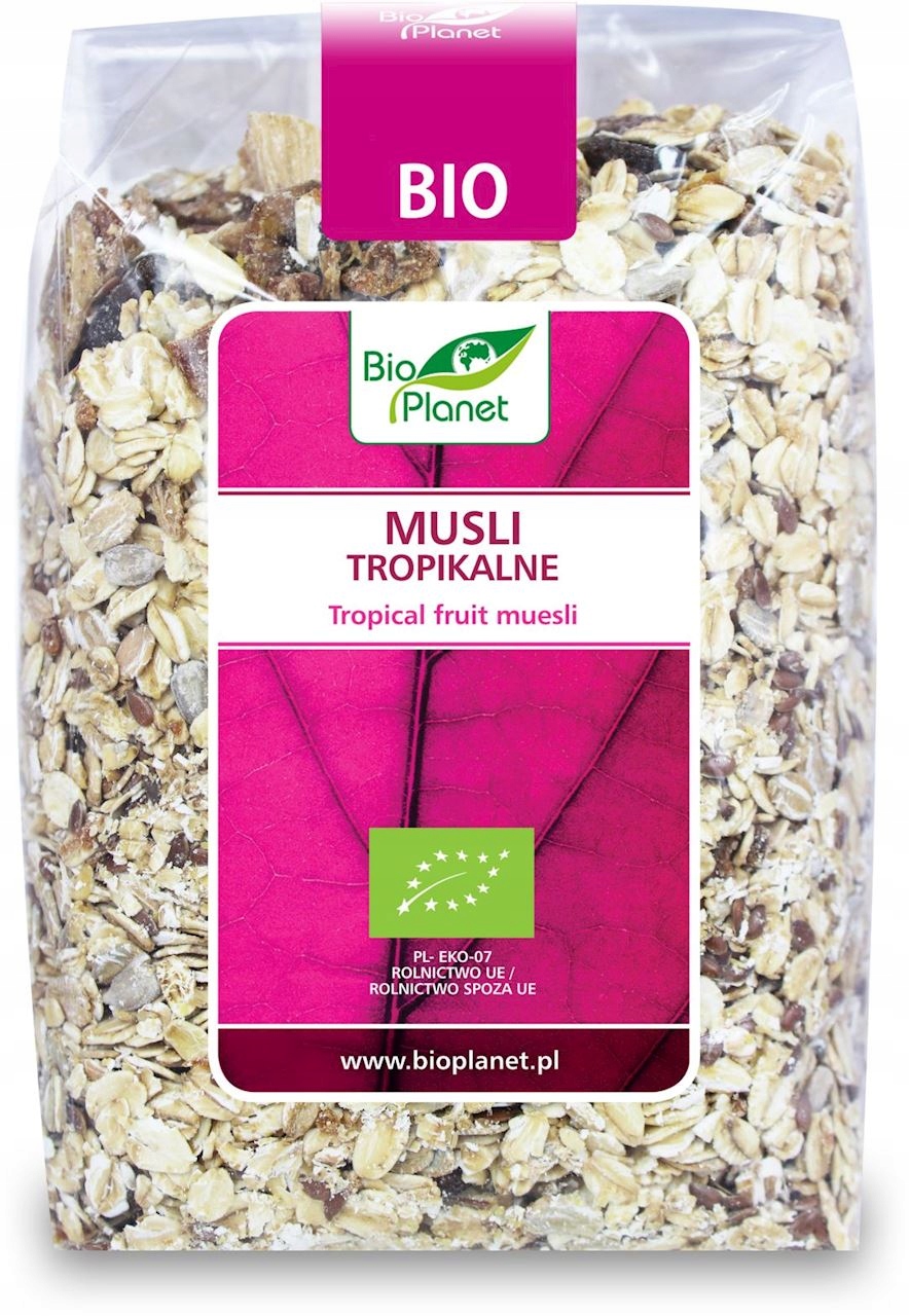 Levně 4x Bio Planet Tropické müsli Bio 300 g