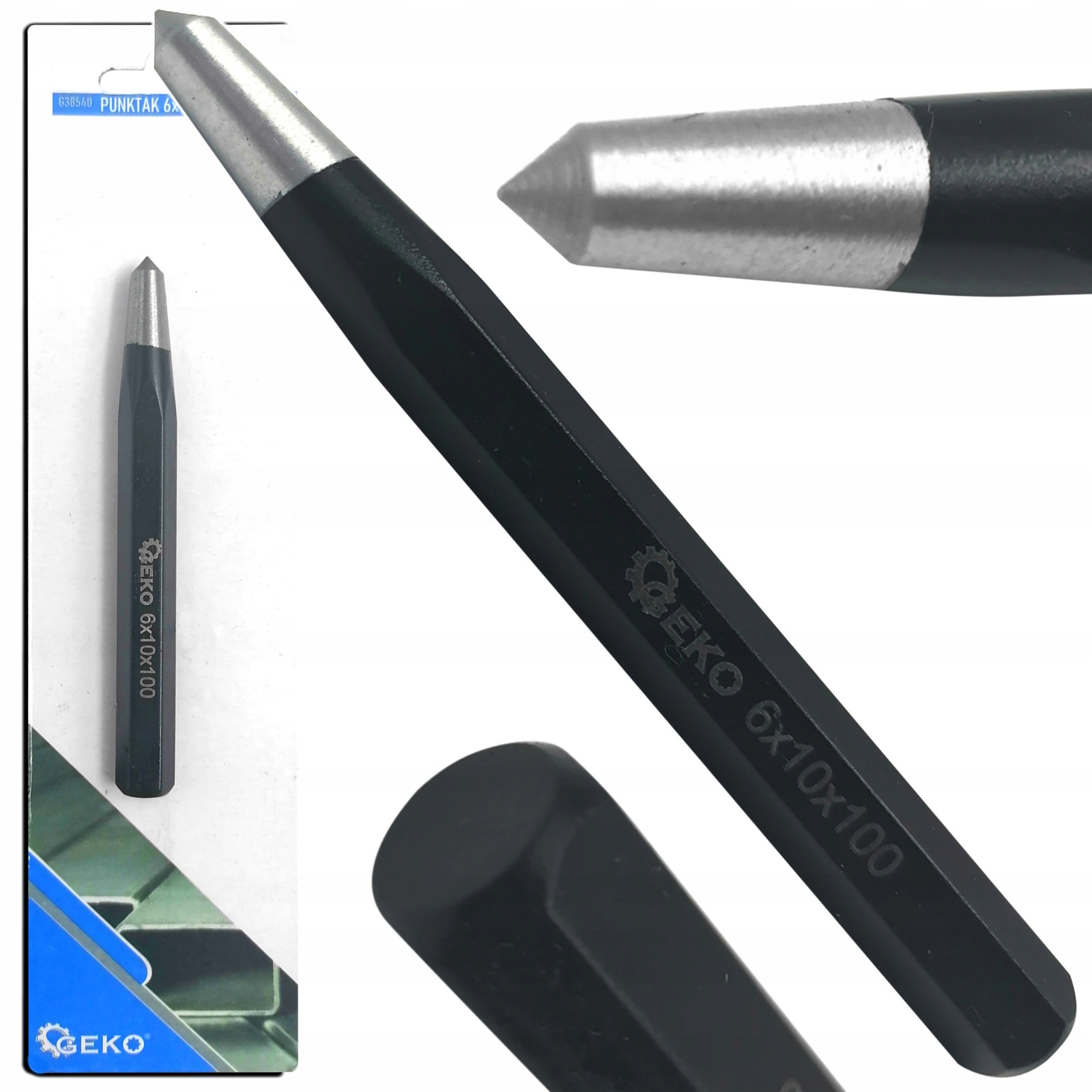 

Punktak Wbijak Ślusarski Do Metalu 6x10x100mm