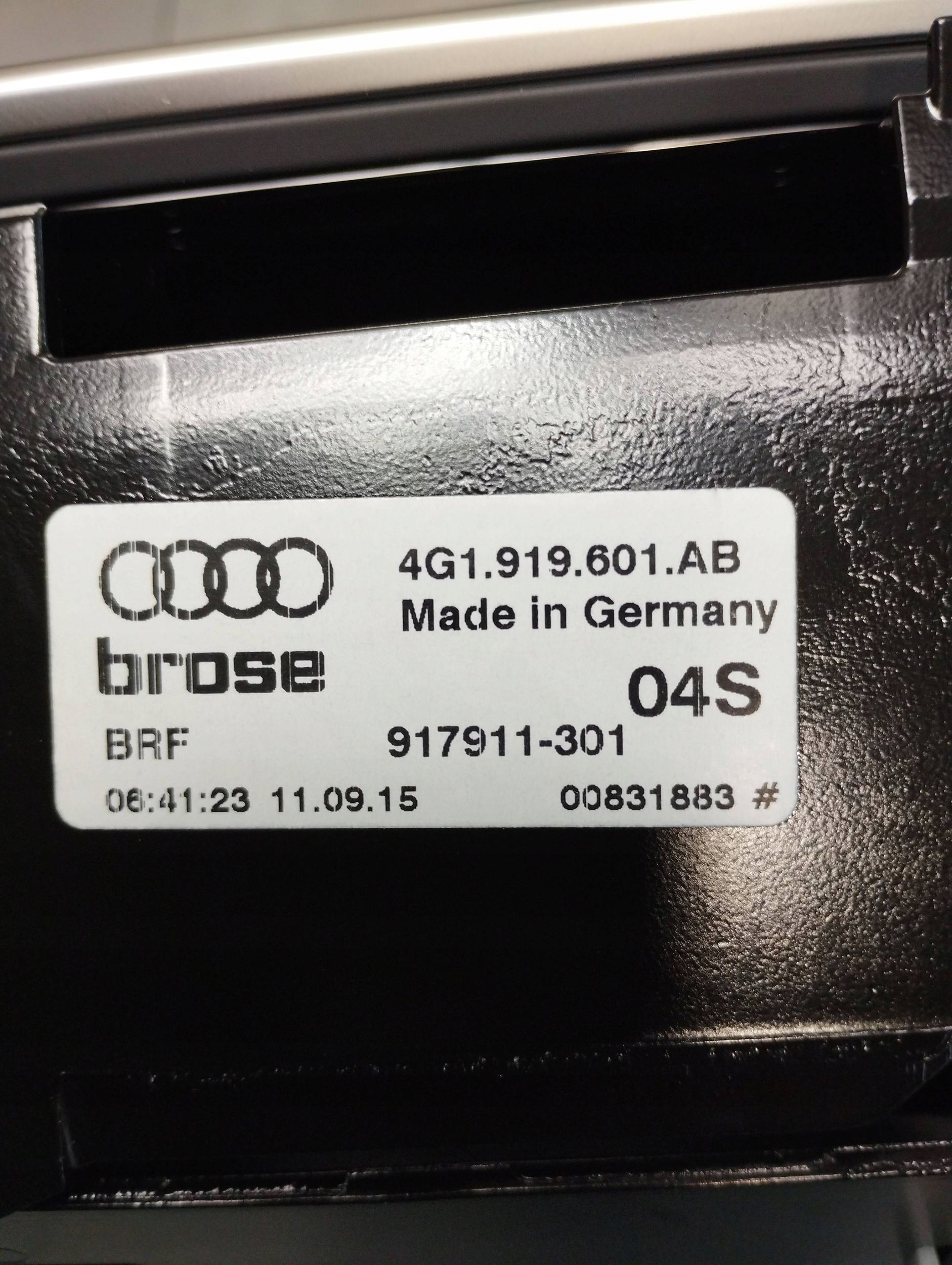 Audi A7 4G 2016 display MONITOR 4G1919601AB