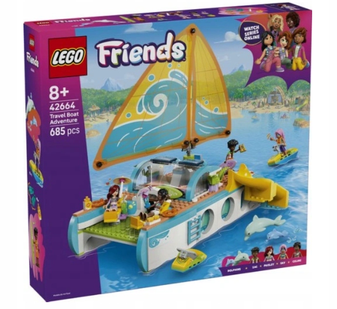 Lego 42664 Friends Dobrodružství Na Lodi