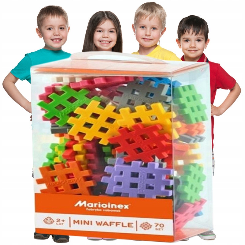 

Gofry Klocki Konstrukcyjne Wafle Mini 70 Elementów