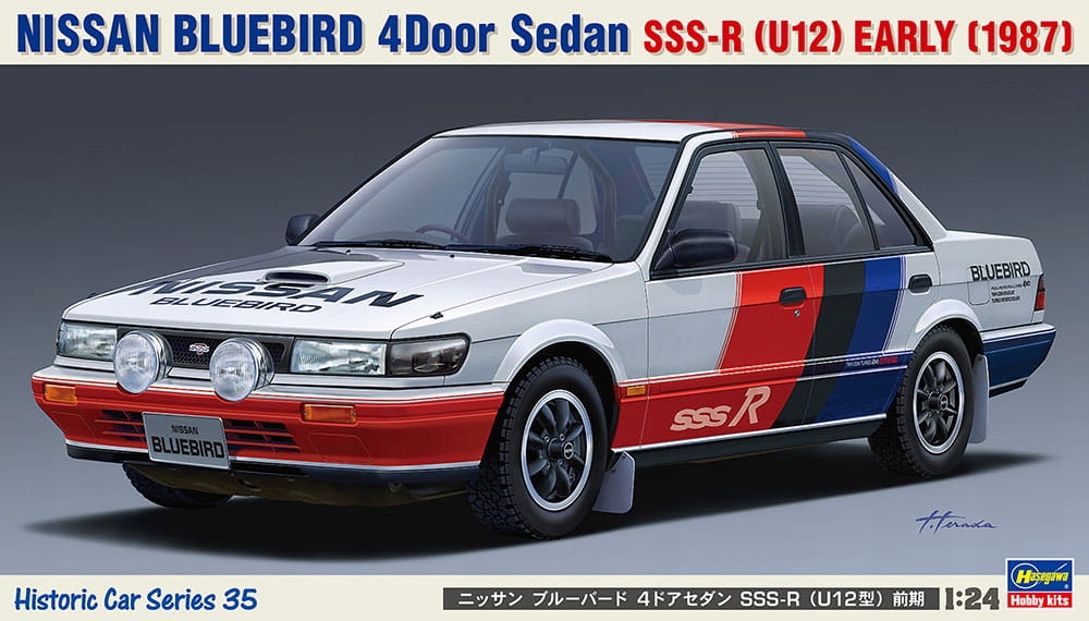 Nissan Bluebird 4d Sedan Sss-r (U12) 1:24 Hasegawa HC35