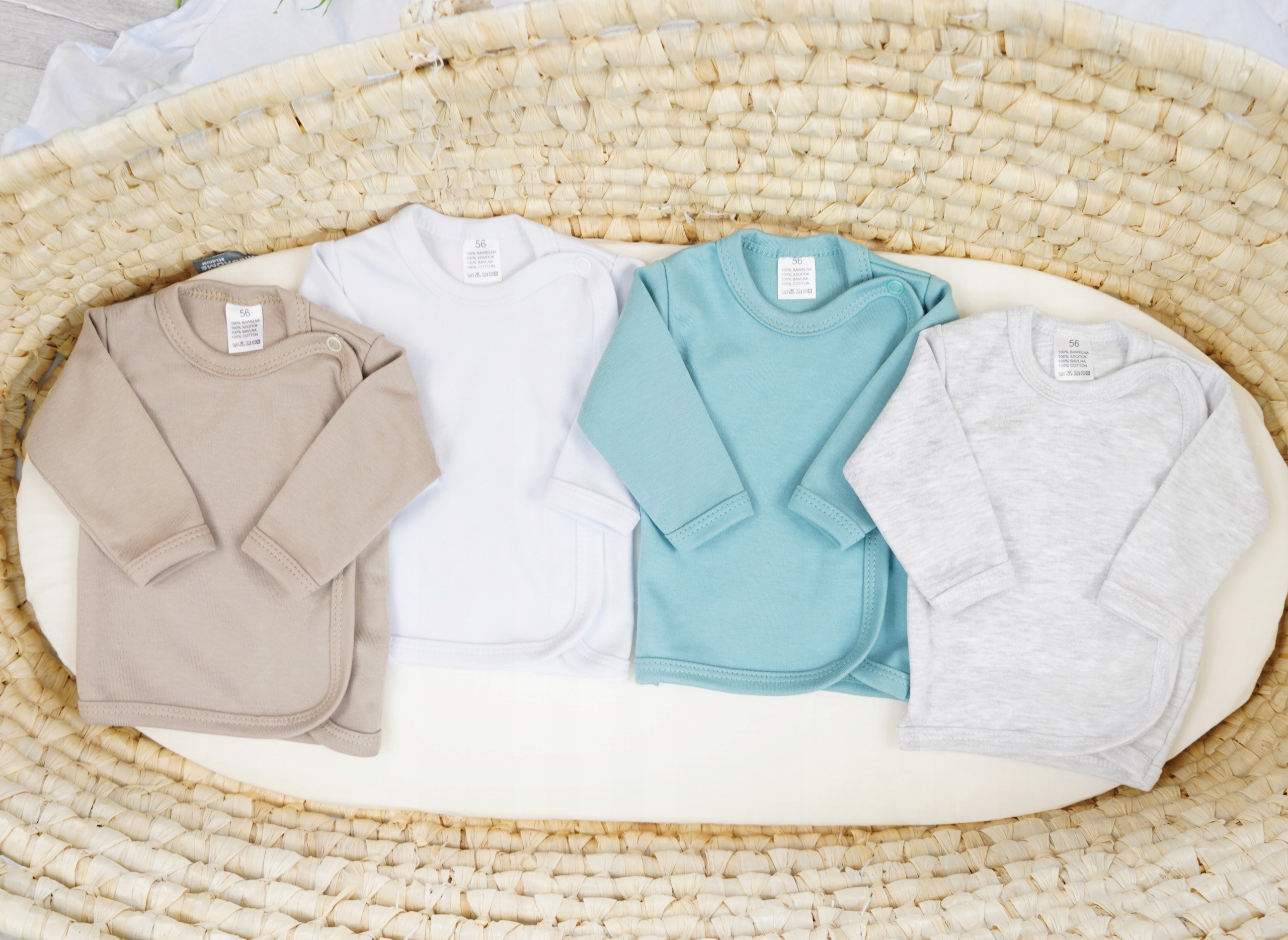 4PAK KOSZULKA kopertowa KAFTANIK r.62 wyprawka Liczba sztuk w ofercie 1 szt.