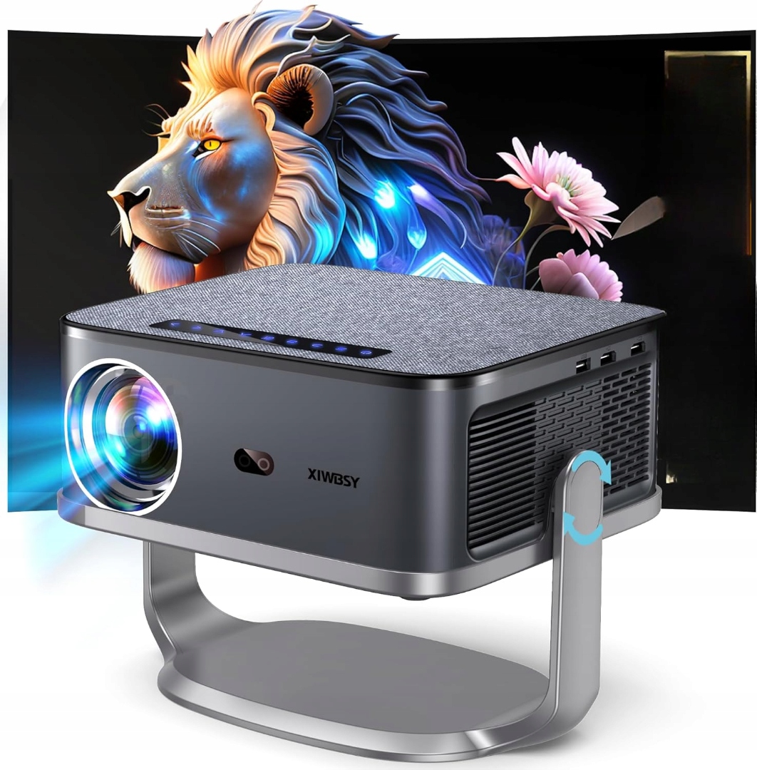 Led Filmový Projektor Xiwbsy 4K Projektor Obrazu Wifi Bluetooth 1080P Stativ