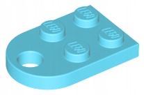 

Lego 3176 Płytka 3x2 lazurowa średnia Nowa (1g)