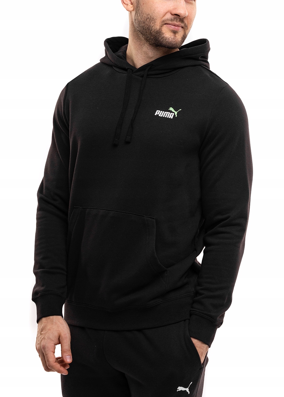 Puma Pánská Mikina S Kapucí Sportovní bavlněná teplá Pohodlná mikina vel. S
