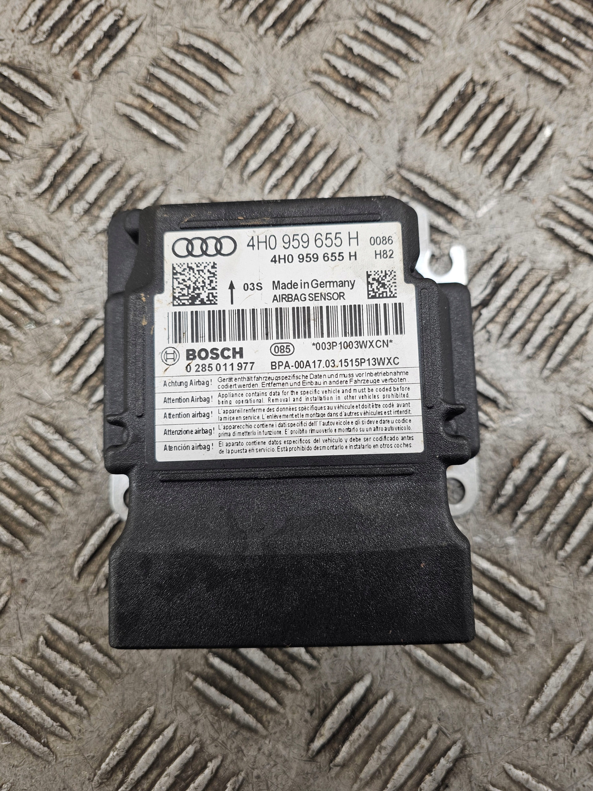 AUDI A6 C7 LIFT modulo SENSOR airbag airbag 4H0959655H