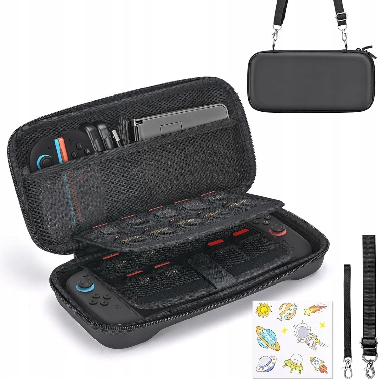 Etui do konsoli Switch Case czarny Pokrowiec Younik