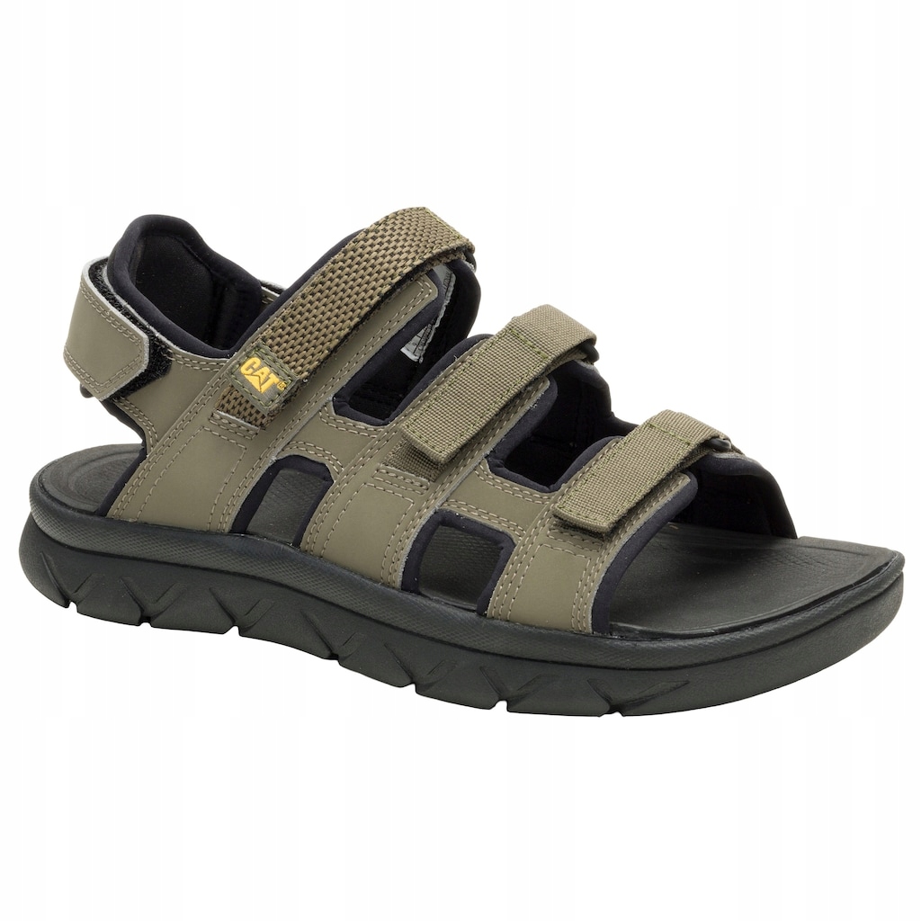 Trekové sportovní sandály na suchý zip Cat Footwear Cadent Dark Olive 46