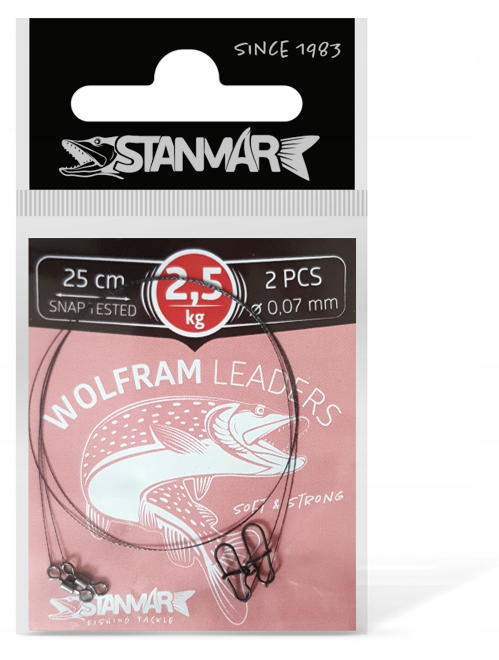 

Stan-Mar Przypon 25 cm 2,5 kg 0,07 mm Wolfram