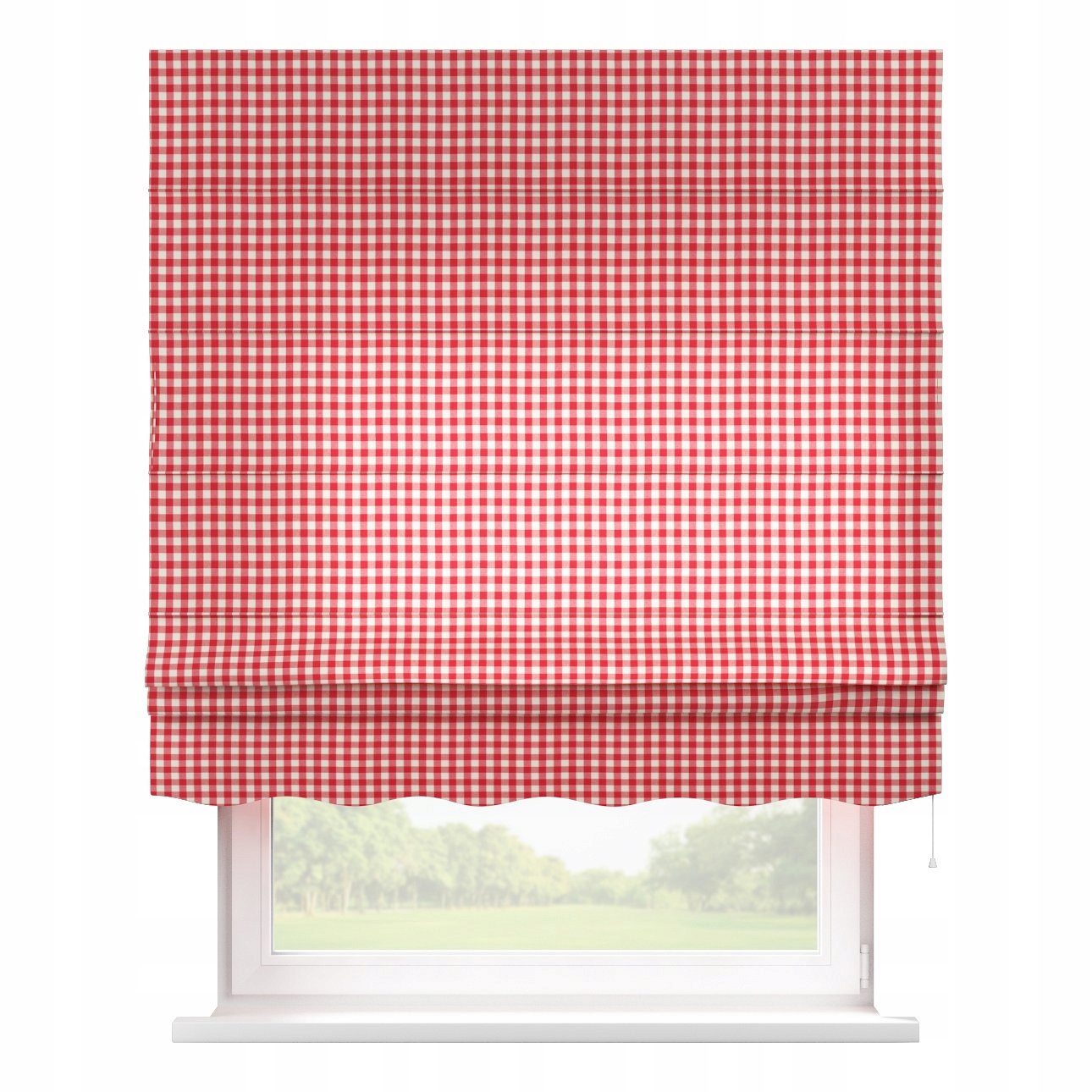 Hotová římská roleta Florencie 120 x 160 cm červená