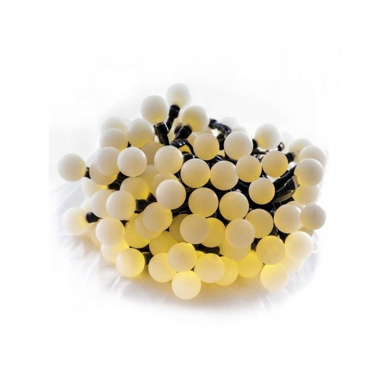 

Kulki Lampki Choinkowe 200 Led Białe Ciepłe Flash