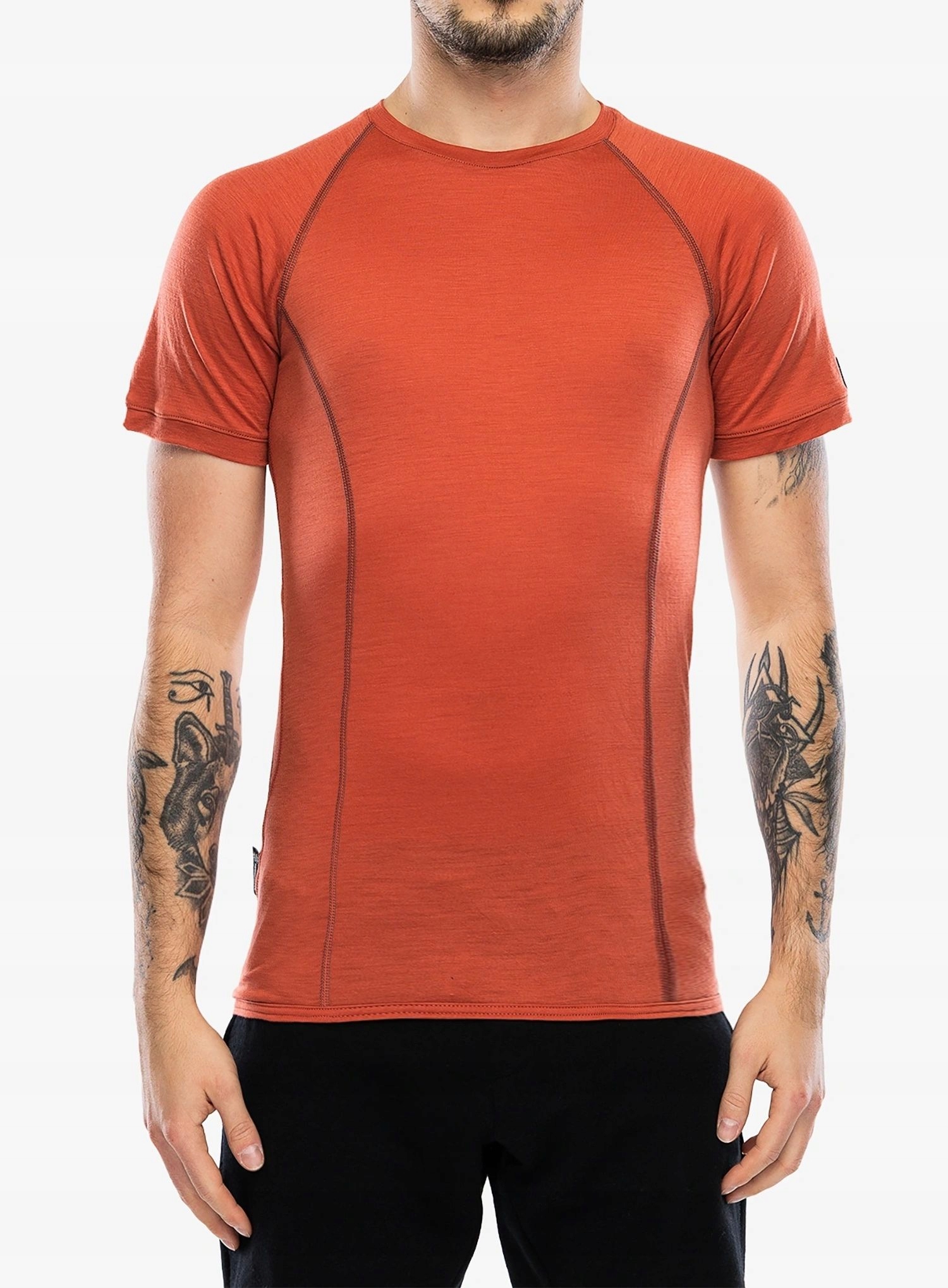 Tričko Sensor Merino Active Tee S/s terracotta L