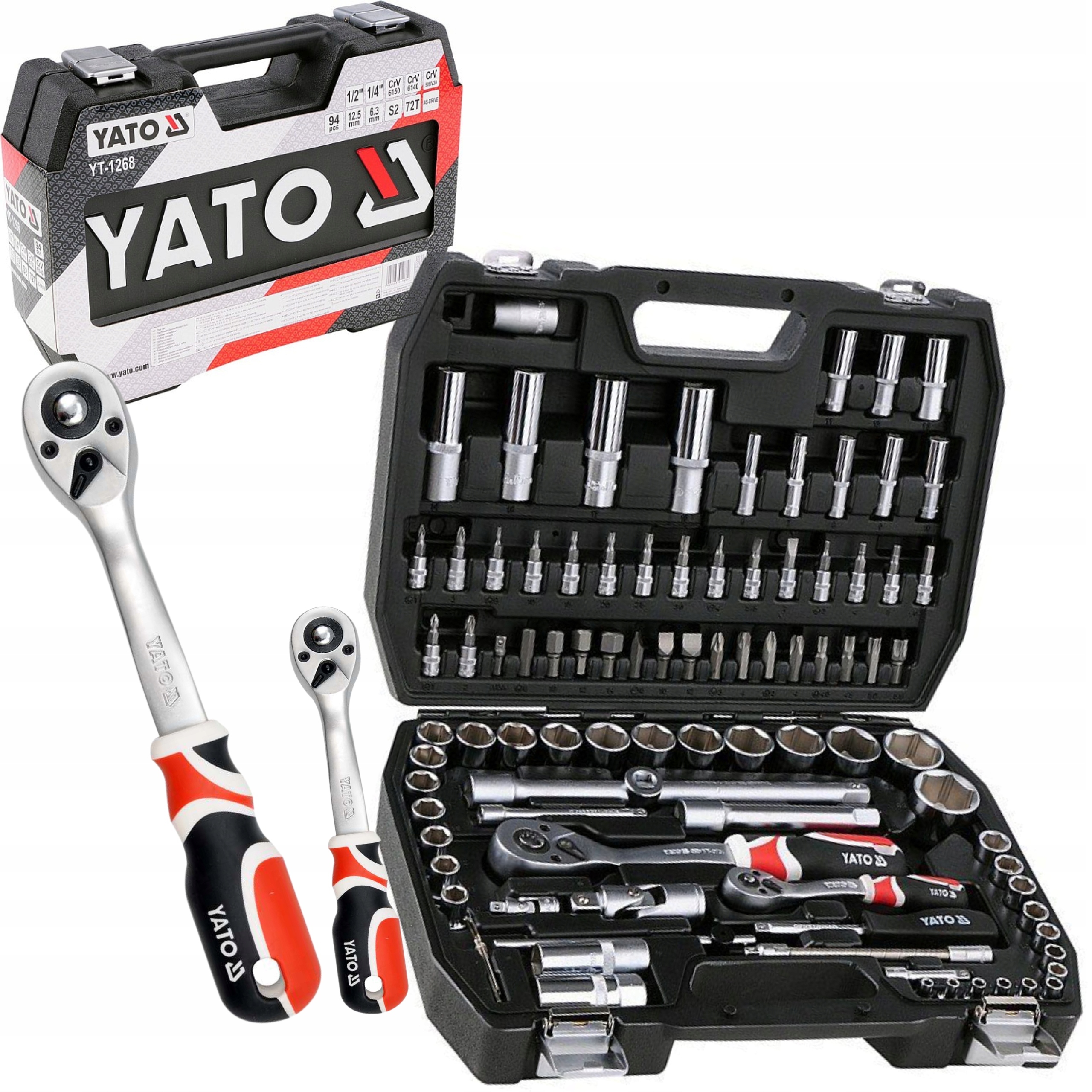 Yato Sada Kľúčov 94 ks 1/2" 1/4" Torx Imbus YT-1268 1 XXL