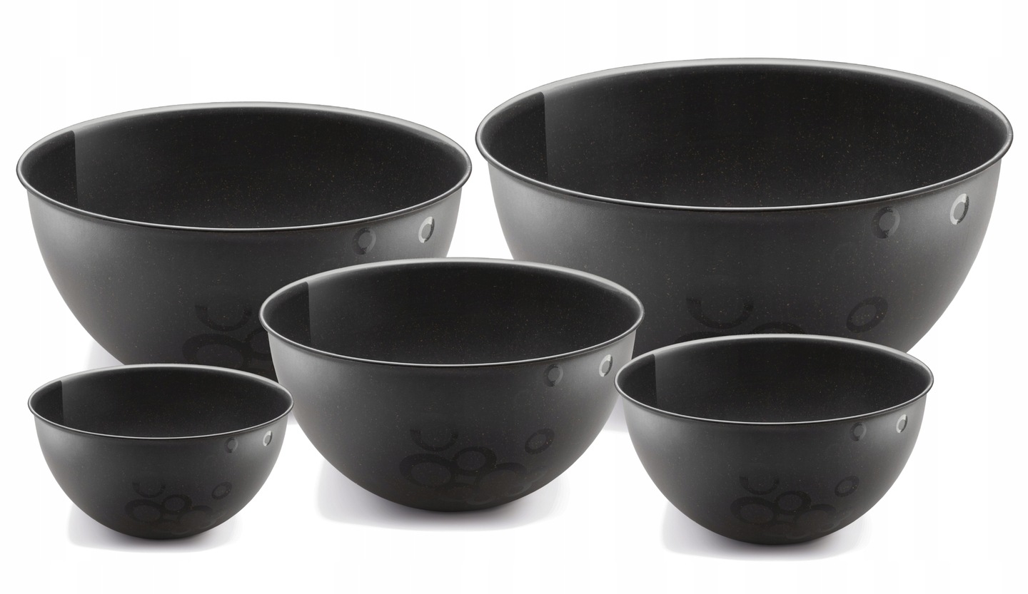 ZESTAW MISEK KUCHENNYCH PLASTIKOWE CZARNE 5szt EAN (GTIN) 5903456117030