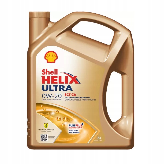 Motorový olej Shell Helix Ultra Sp C4 PurePlus 0W-20 5 litrov