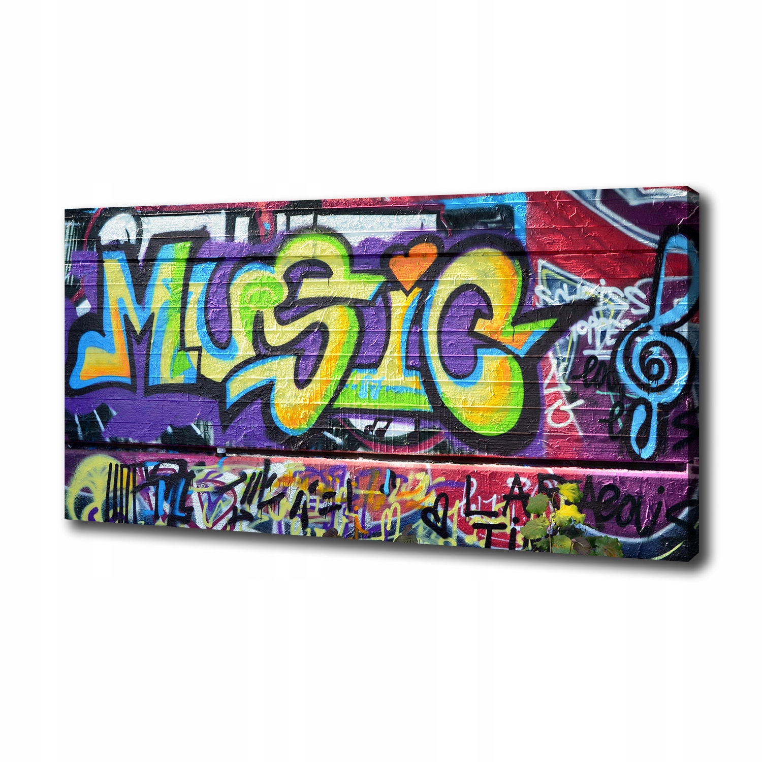 

Foto obraz na płótnie Graffiti na ścianie 100x50cm