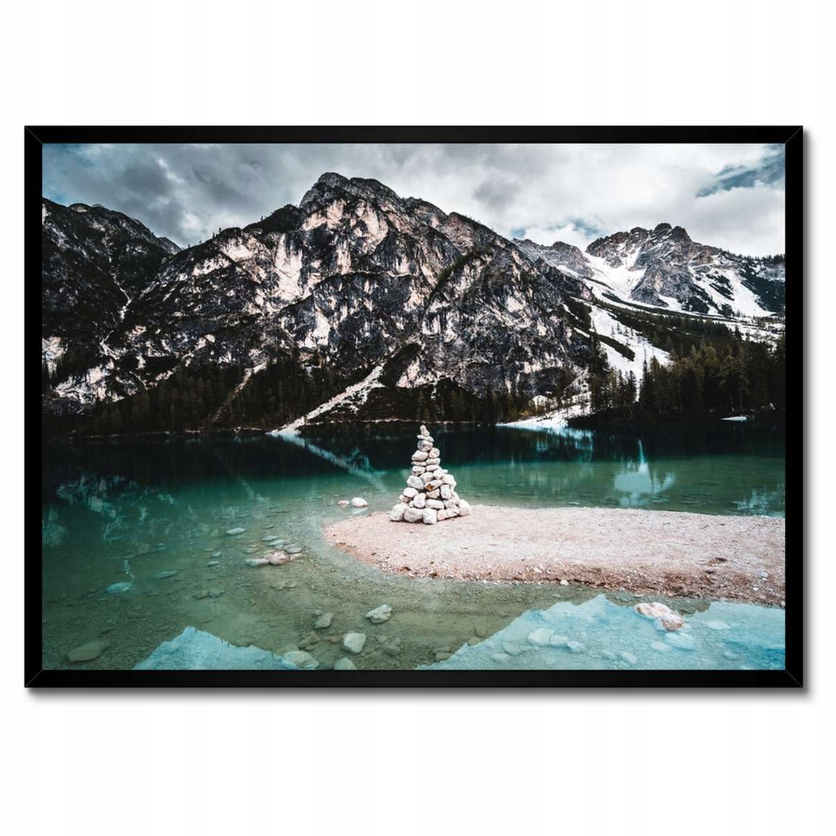 Plakáty v rámu 70x50 Horská krajina s jezerem