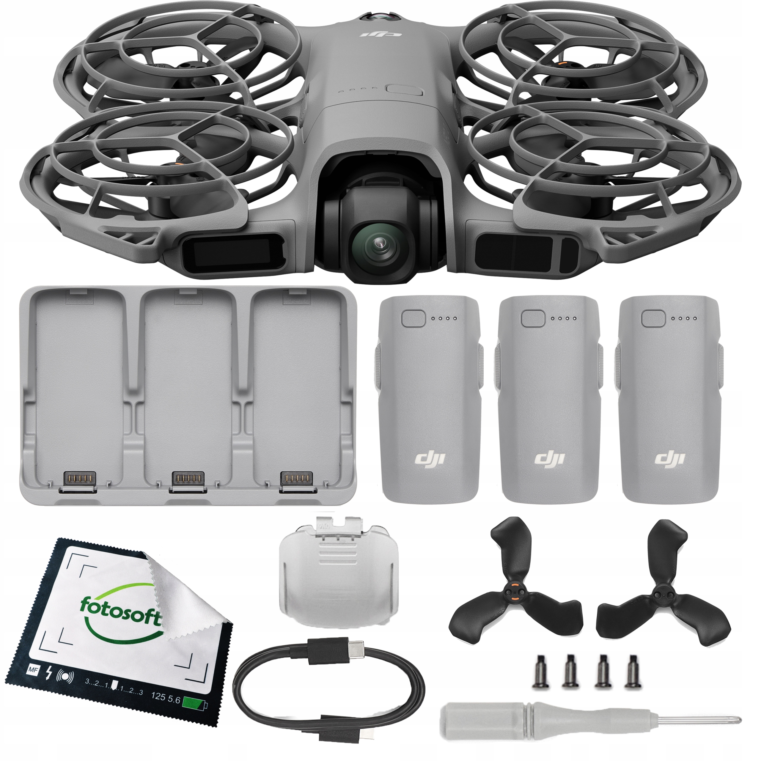 Dji Neo 2 Fly More Combo (Bez kontrolera) 4K 60FPS ActiveTrack 49GB