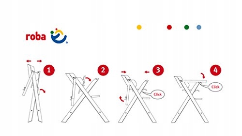 ROBA FOLD UP KRZESEŁKO DO KARMIENIA SKŁADANE Kod producenta 4005317258515