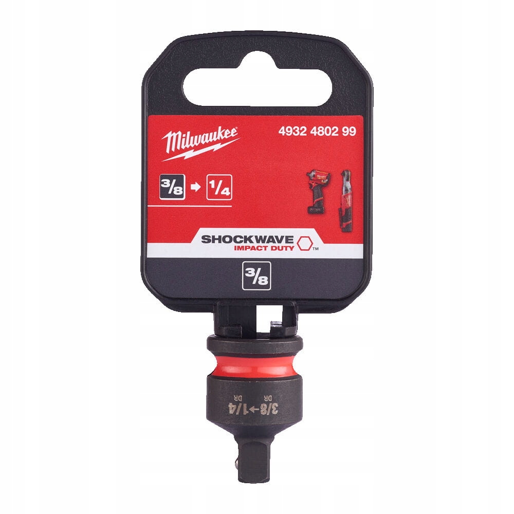 Redukcja Adapter udarowy Milwaukee 4932480299 3/8 na 1/4 Shockwave Impact