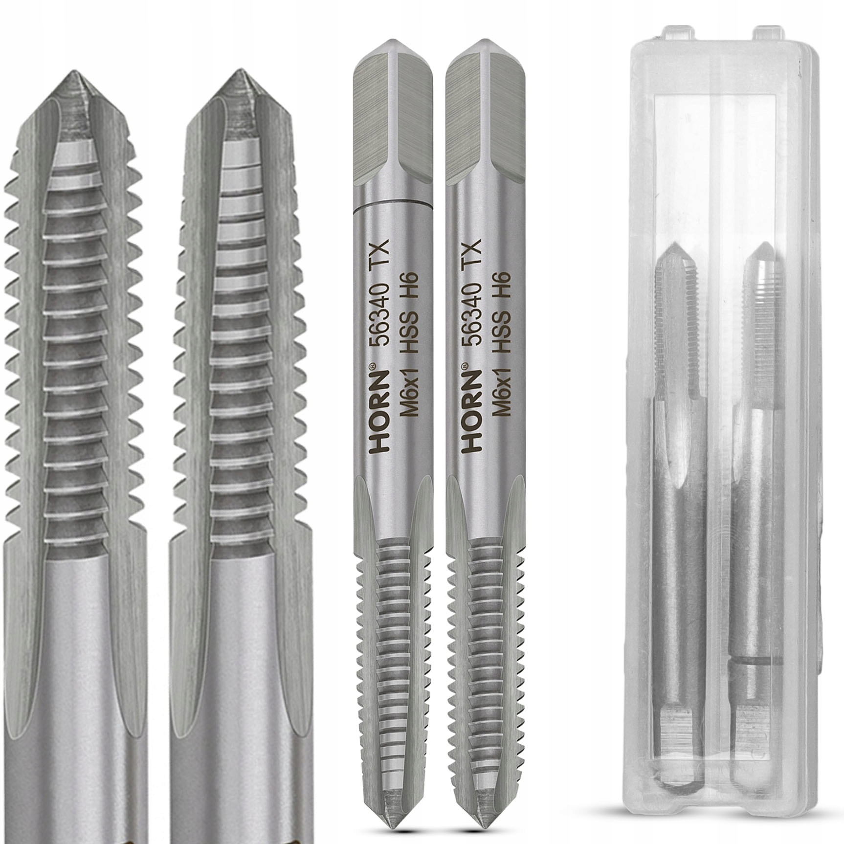 

Gwintownik M6 Ręczny M6x1 mm 2 szt DIN-352/2P
