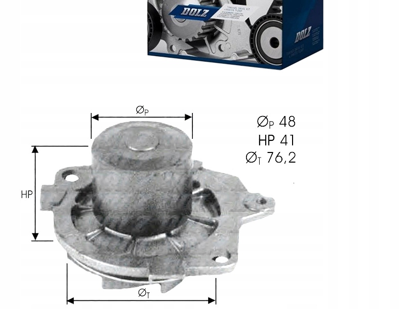 Vodní Čerpadlo Fiat Alfa Lancia Dolz