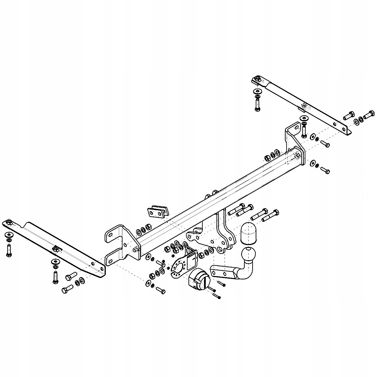 Hak holowniczy Honda Accord VIII 8 Kombi 08-15 MODUŁ WIĄZKA 13 PIN GRATIS Producent Steinhof