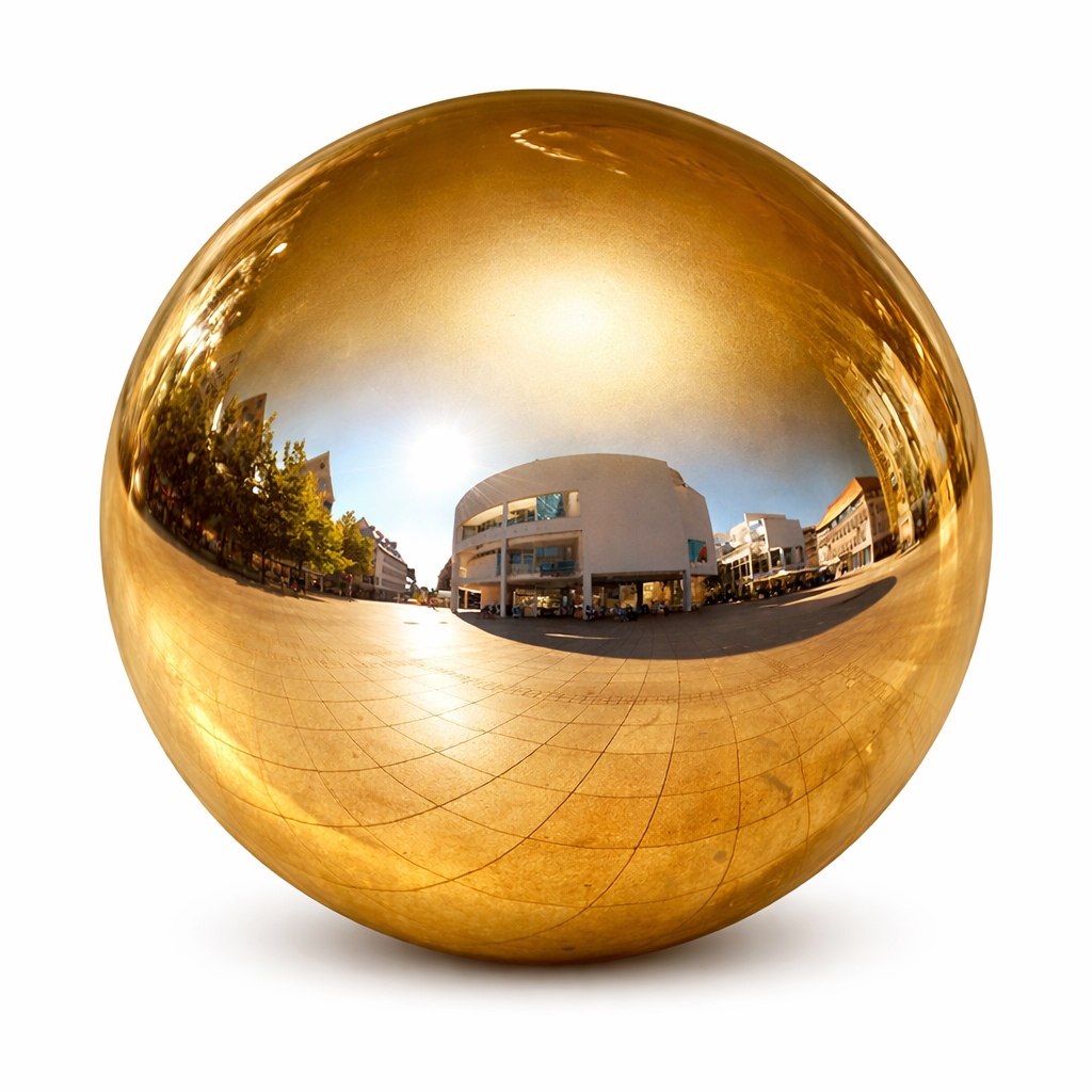 Zlatý Zrcadlový Balón Mirror Ball Balón Pvc Profesionální Svatební Hostina 2 m