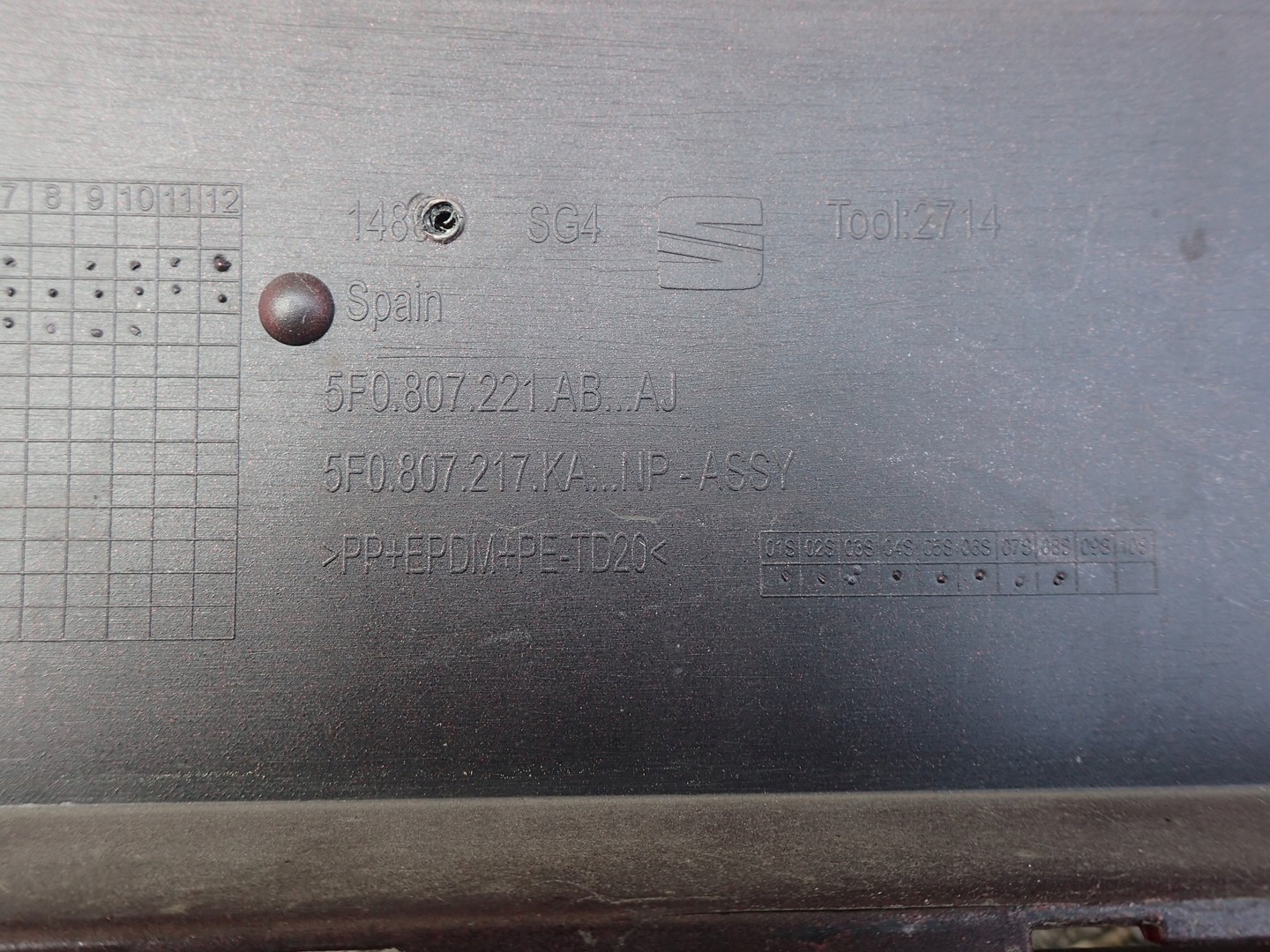 bumper front front SEAT LEON 3 III 5F FR LIFT