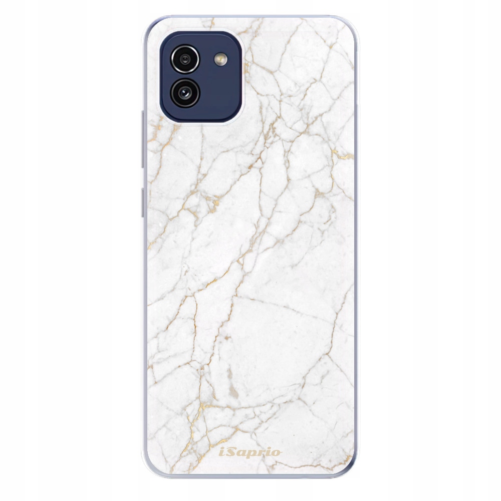 Silikonowe etui iSaprio GoldMarble 13 do Samsung Galaxy A03