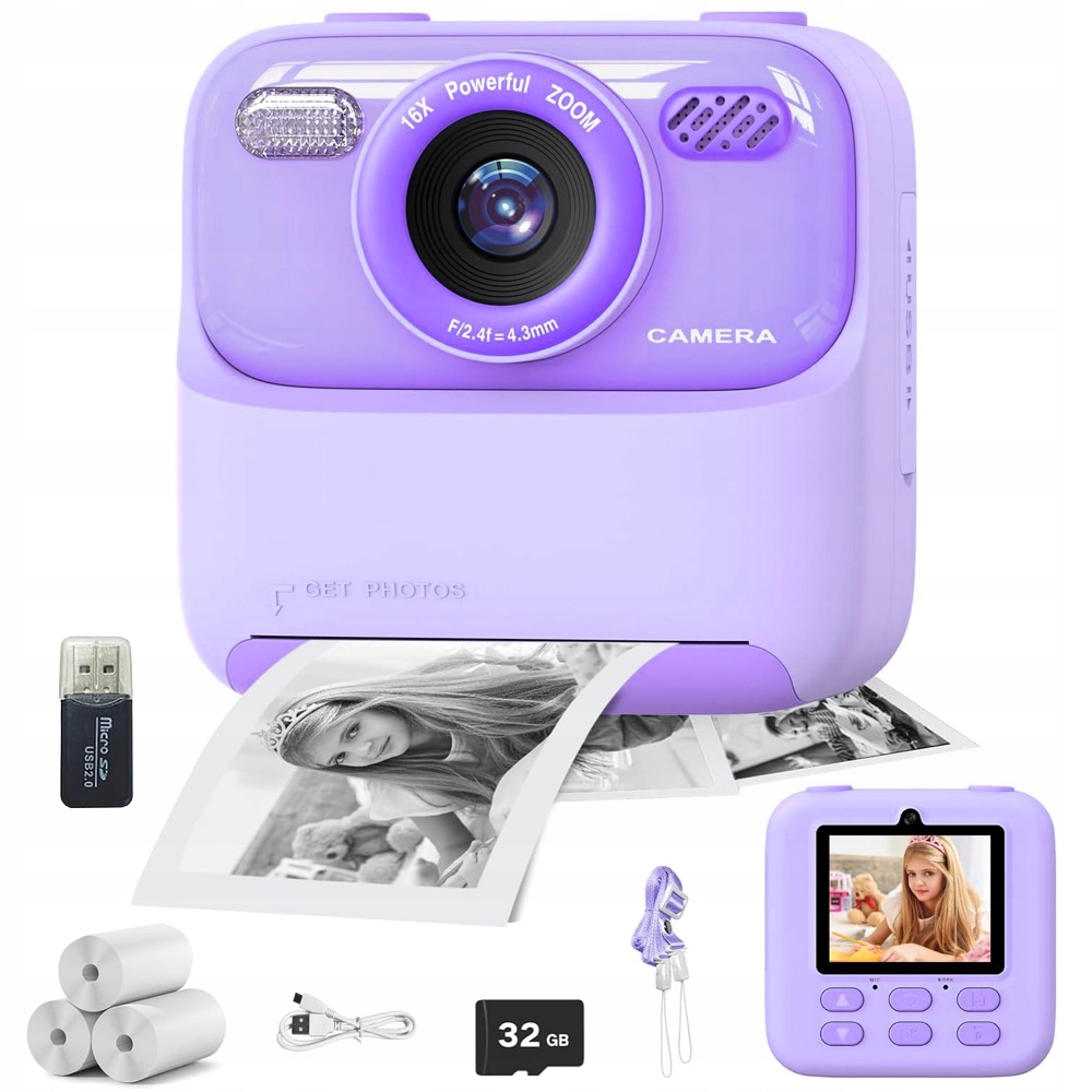 Fotoaparát Okamžitá Termotiskárna Pro Děti Dárek