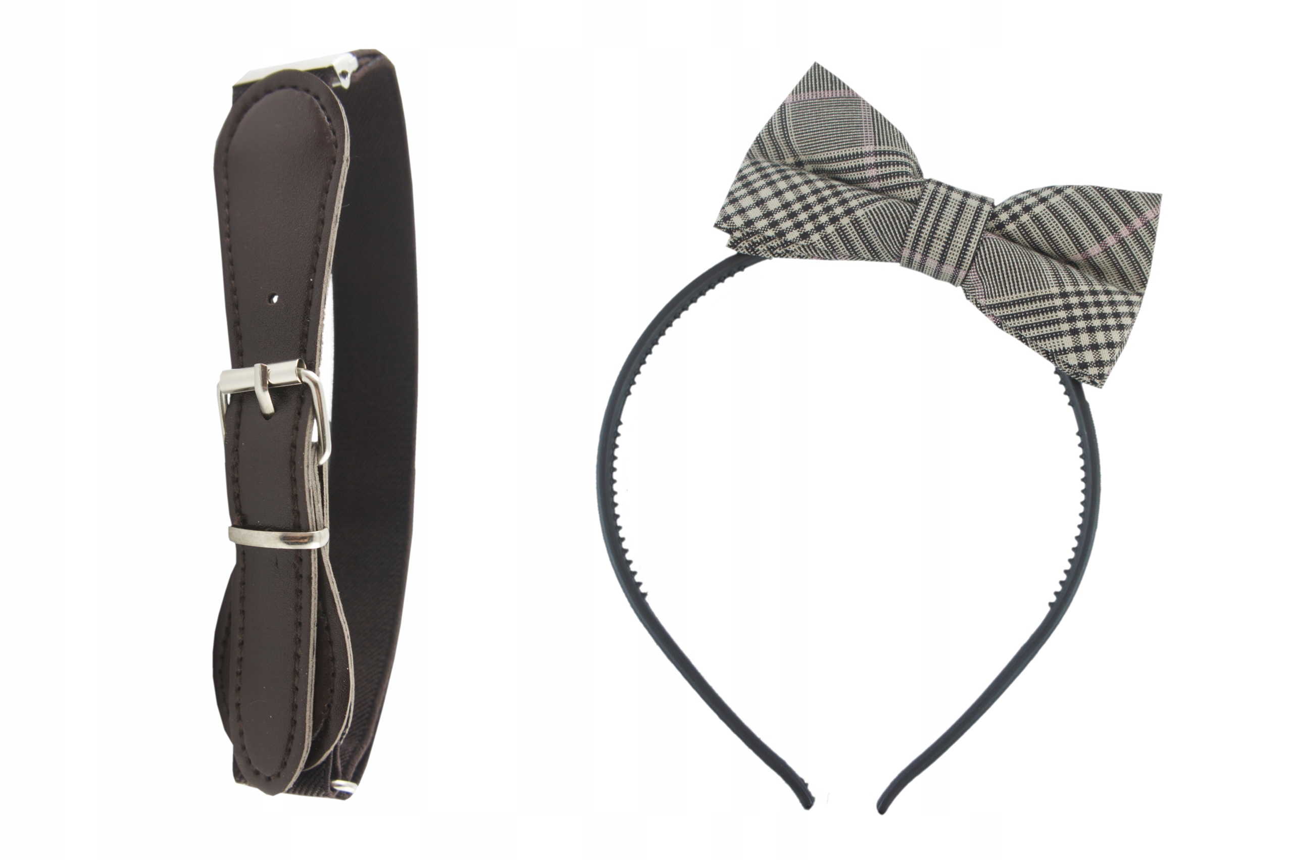 Pasek dla dziecka regulowany r.UNIWERS BRĄZOWY Marka Inna marka