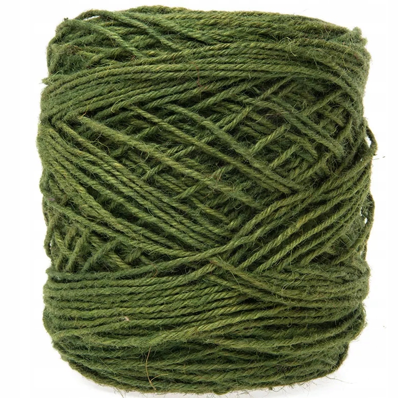Jutový Provázek Diy 470M pro zdobení dárků, dekoračních věnců, zelený