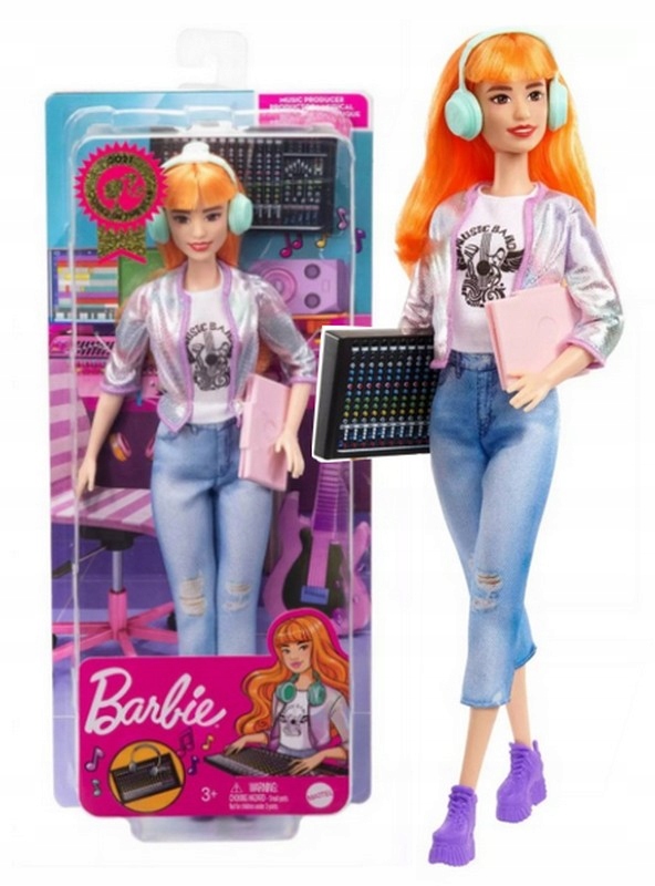 

Lalka Barbie Producentka Muzyczna akcesoria 79