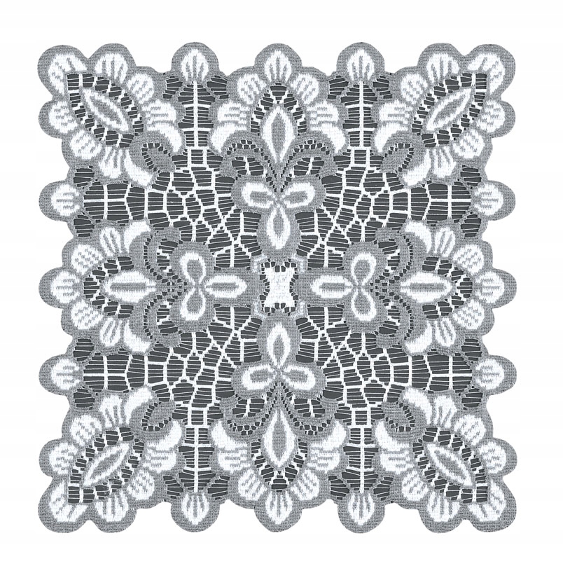 

Serwetka Żakard Kwadrat Biały/szary 24999 40x40CM