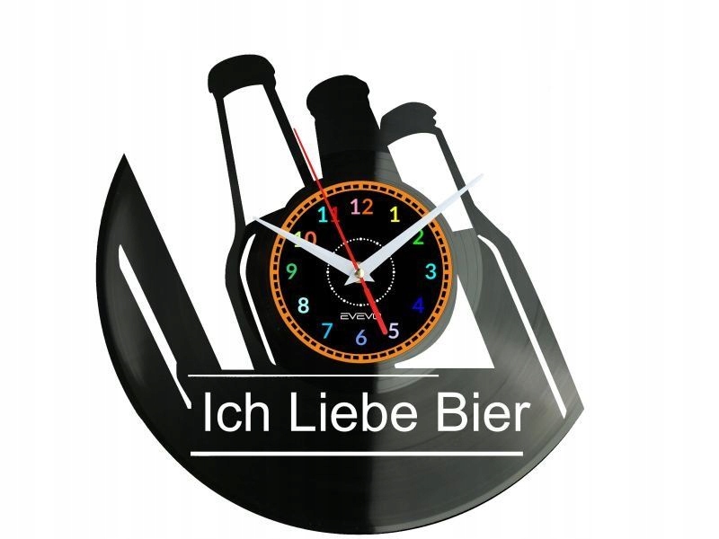 Ich liebe Bier Nápad na Dárek Nástěnná Dekorace z vinylové desky