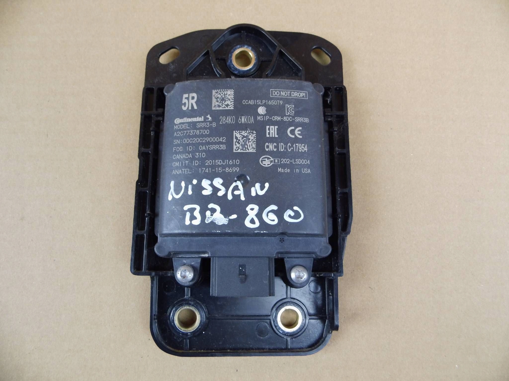 Nissan Leaf II ZE1 sensor radar sensor martwego pola right 284K06WK0A