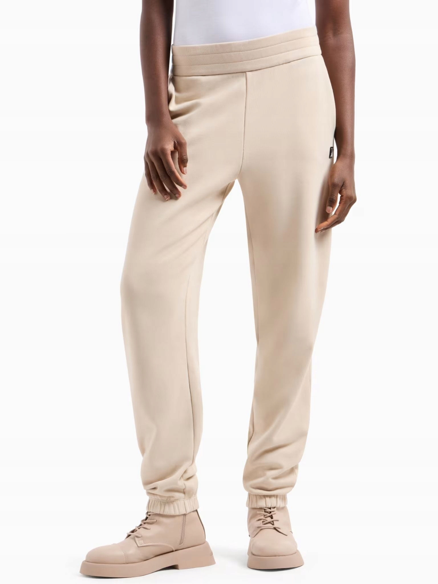 Dámské kalhoty Armani Exchange XW000089 AF10172 béžové S